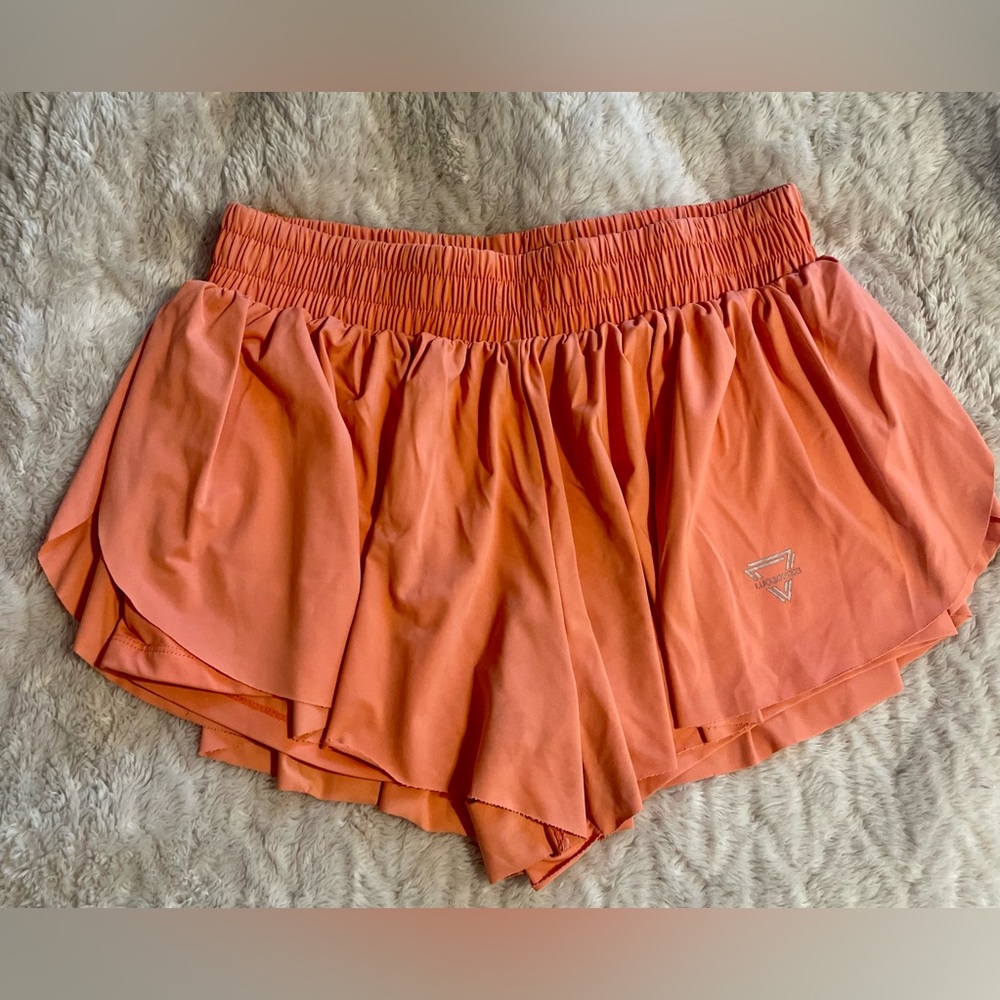 Peach Athletic Shorts for Women